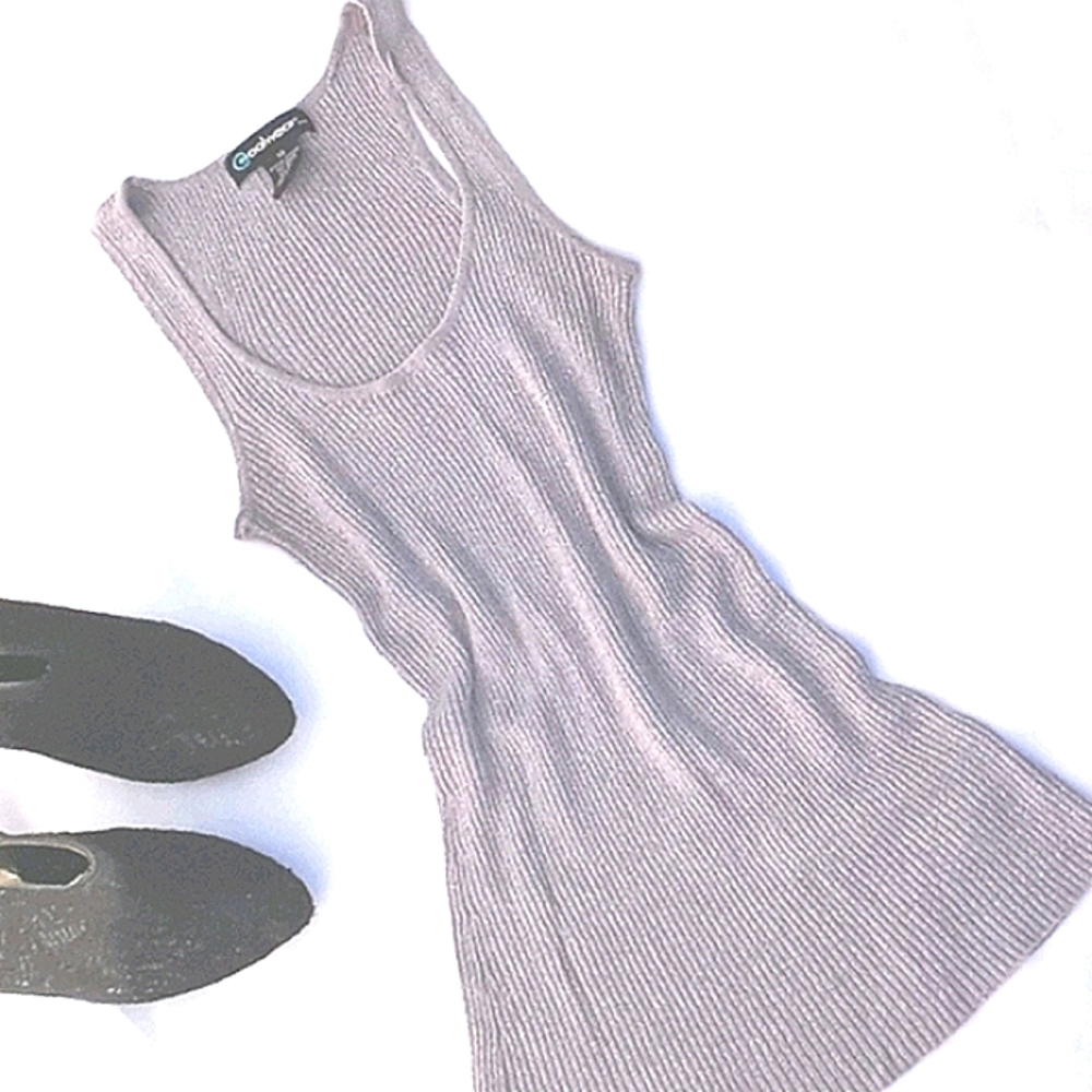 Metallic Rib Knit Top